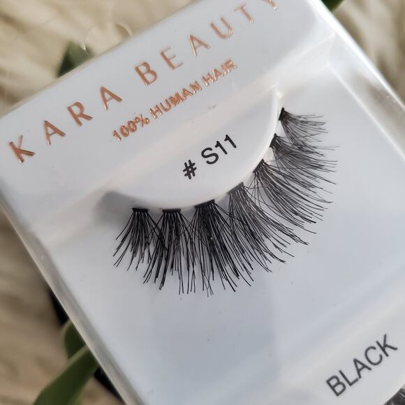 Kara Beauty 100% Human Hair False Eyelashes S11 - Picture 2 of 4
